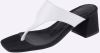 Slippers in wit/zwart van heine online kopen