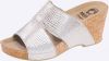 Slippers in zilverkleur van Mubb online kopen
