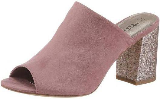 tamaris slippers zwart