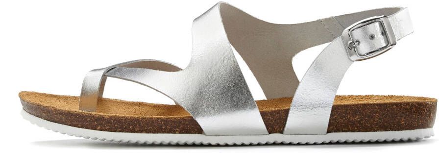 Teenslipper in zilverkleur van LASCANA