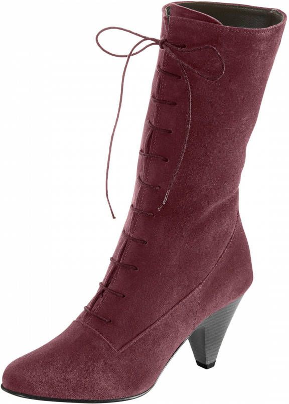 Veterlaars in bordeaux van heine