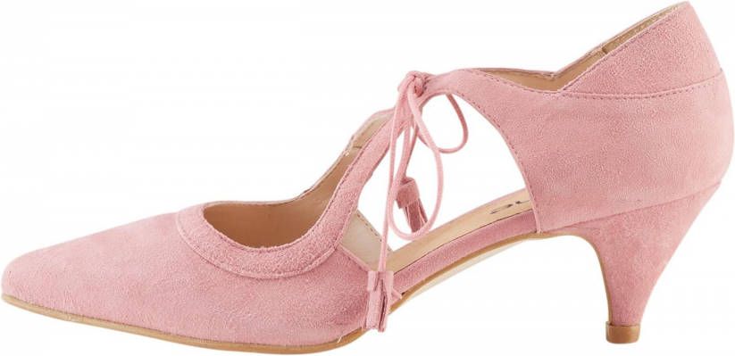 Veterpumps in roze van heine
