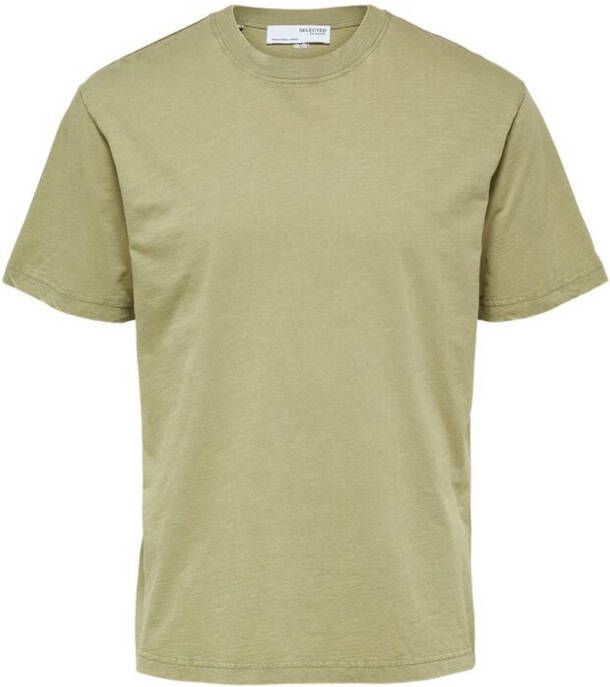 Selected SLHRELAXHERB O NECK TEE t shirt heren