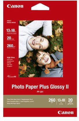 Canon PP-201 Glossy II Photo Paper Plus 13 x 18 cm 20 vel