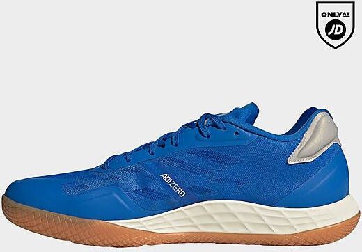 Adidas Adizero Fastcourt 1.5 Handbalschoenen Glow Blue/Silver Metallic/Off White Dames