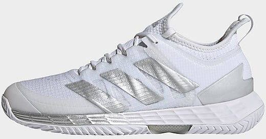 Adidas Adizero Ubersonic 4 Tennis Schoenen Cloud White/Silver Metallic/Grey Two Dames