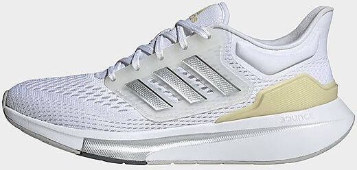 Adidas EQ21 Run Schoenen Cloud White/Matte Silver/Sandy Beige Met Dames
