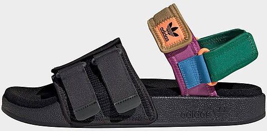 adidas Originals adilette 4.0 Sandalen Core Black/Carbon/Bold Green Dames