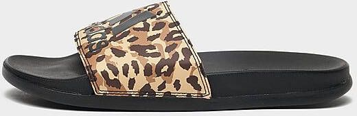 adilette Comfort Badslippers Core Black/Core Black/Beam Pink Dames