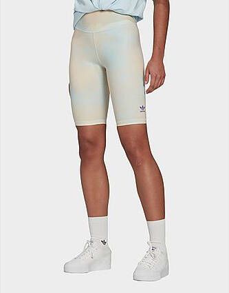 adidas Originals Allover Print Fietslegging Almost Blue/Hazy Orange Dames