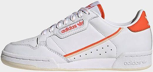 adidas Originals Continental 80 Schoenen Cloud White/Beam Orange/Bliss Orange Dames