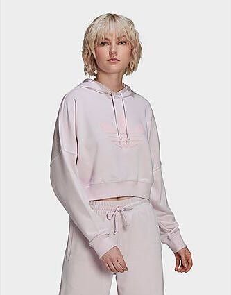 adidas Originals Cropped Hoodie Almost Pink Dames