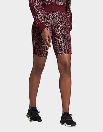 adidas Originals Korte Fietslegging Maroon/Multicolor Dames