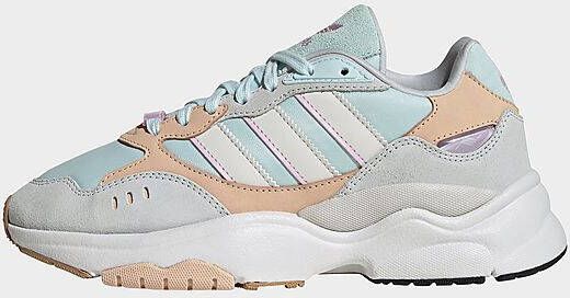 adidas Originals Retropy F90 Schoenen Almost Blue/Crystal White/Bliss Orange Dames