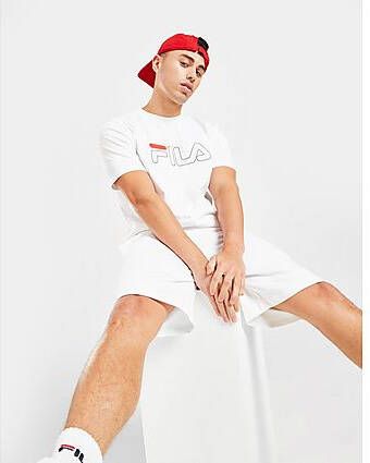 Fila Vale T Shirt/Shorts Set White Heren