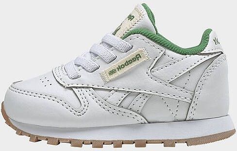 Reebok classic leather schoenen Cloud White/Cloud White/Glen Green