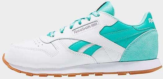 Reebok classic leather schoenen Cloud White/Pixel Mint/Future Teal