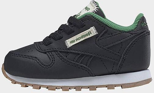 Reebok classic leather schoenen Core Black/Glen Green/Cloud White