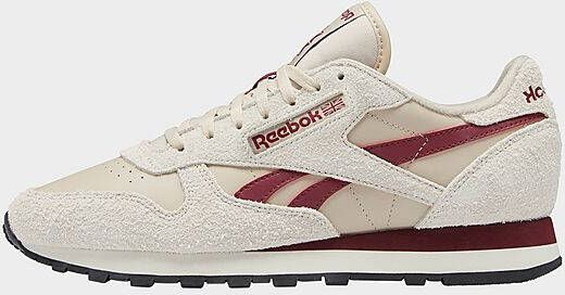 Reebok classic leather schoenen Modern Beige/Alabaster/Classic Burgundy Heren