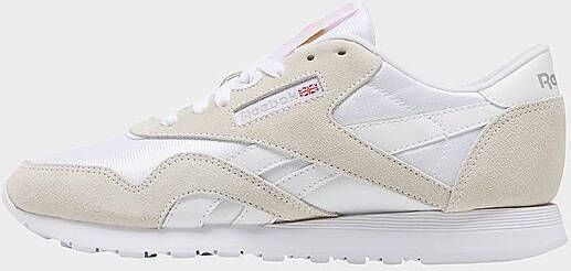 Reebok classic nylon schoenen White/White/Light Grey Dames