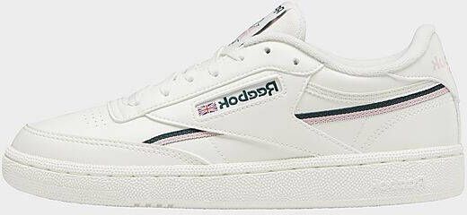 Reebok club c 85 vegan schoenen Chalk/Pink Glow/Forest Green Dames