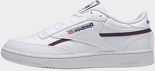 Reebok club c 85 vegan schoenen Cloud White/Classic Cobalt/Classic Burgundy Heren