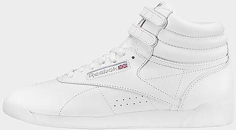 Reebok freestyle hi Intense White/Silver Dames