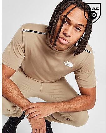 The North Face Tape T Shirt Brown Heren