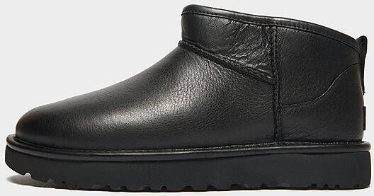 Ugg Classic Ultra Mini Leather Boots Dames Black Dames
