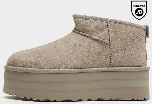 Ugg Classic Ultra Mini Platform Boots Dames Grey Dames