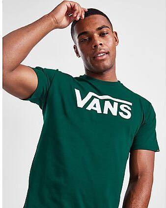 Vans Core T shirt met groot logo Green Heren