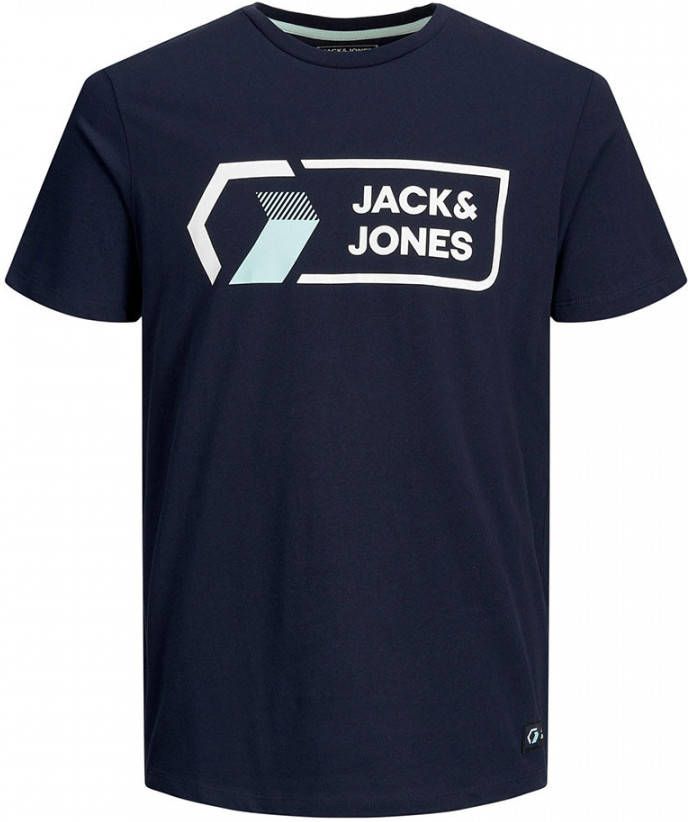 Jack & jones ! Jongens Shirt Korte Mouw -- Donkerblauw Katoen online kopen