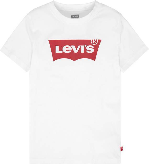 Levis ! Jongens Shirt Korte Mouw Maat 92 Wit Katoen