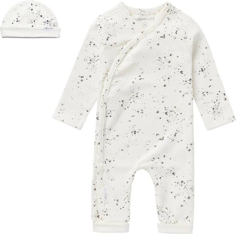 Noppies ! Unisex Tweedelige Set -- Off White Katoen/elasthan
