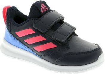 adidas sneakers blauw roze