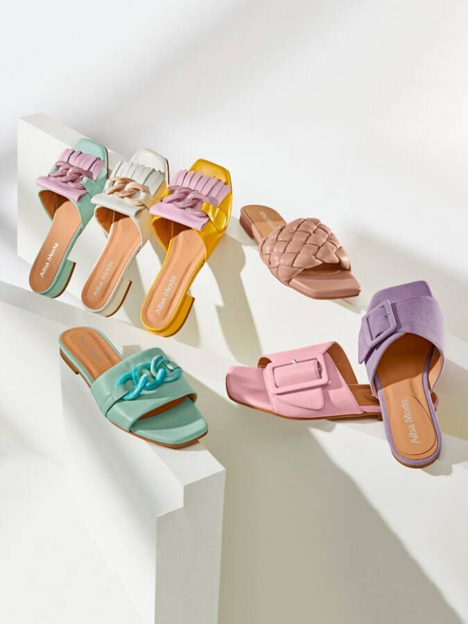 alba moda Muiltje Mintgroen/Lavendel