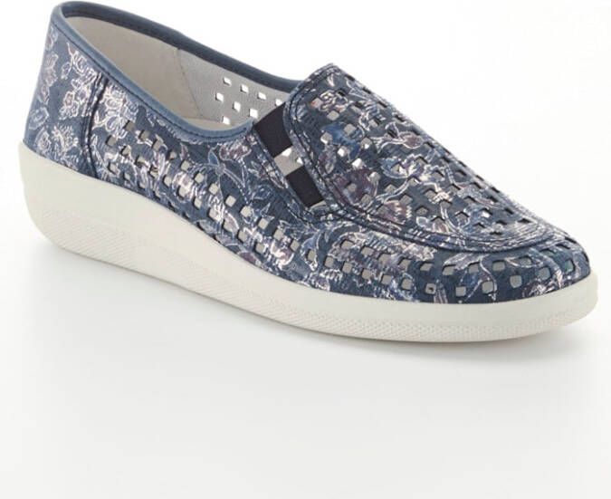 Naturläufer Instapper met zomerse openingen Blauw/Multicolor