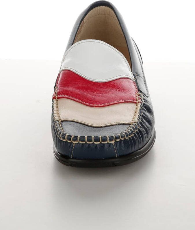 Naturläufer Mocassin met elastische inzetten opzij Blauw