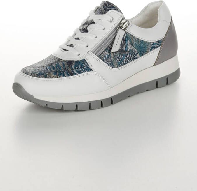 Naturläufer Veterschoen met rits opzij Blauw/Multicolor