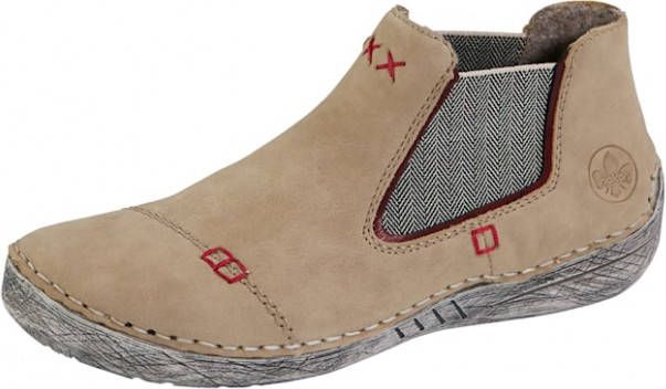 Rieker Enkellaarsje Beige