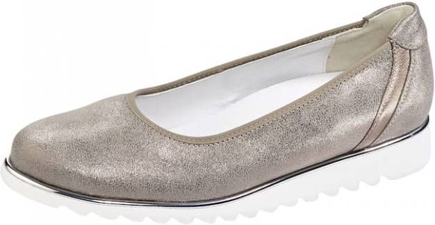Waldläufer Ballerina met lichte EVA zool Taupe