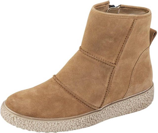 Waldläufer Enkellaarsje van hoogwaardig suède Bruin