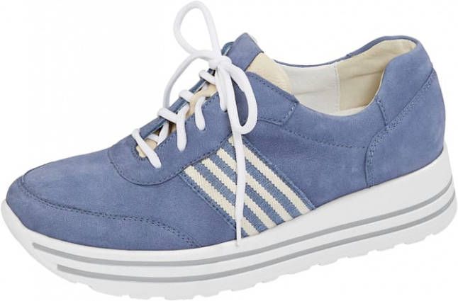 Waldläufer Veterschoen Blauw
