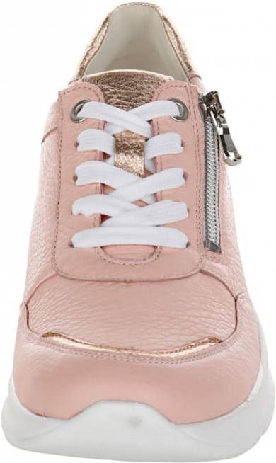 Waldläufer Veterschoen van hertennappa Roze