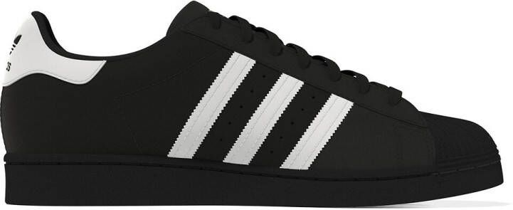 Adidas Superstar Foundation Black Strums Bianco 2015 Sneakers , Zwart, Unisex