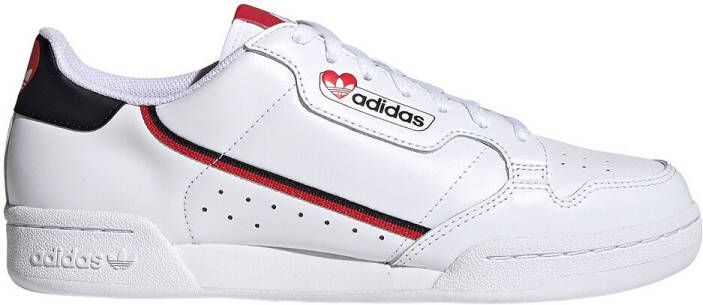 Adidas Originals Continental 80 sneakers wit/zwart/rood