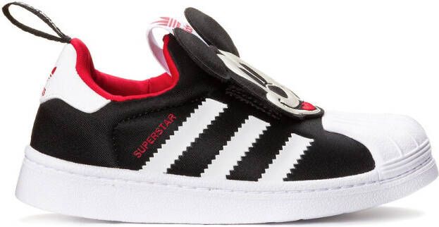adidas Originals Disney Superstar 360 Schoenen Core Black/Cloud White/Vivid Red