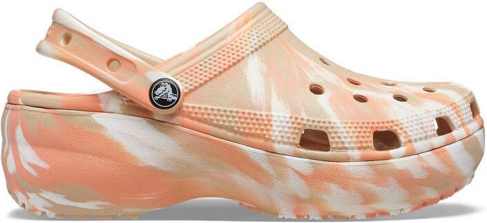 Crocs Clogs Classic Platform Marbled Clog W met plateauzool