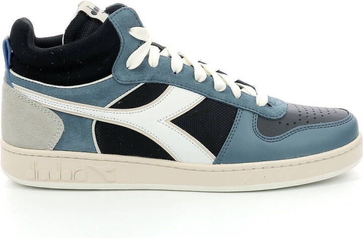 Diadora Magic Basket Demi Earth Zwart Blauw , Zwart, Heren