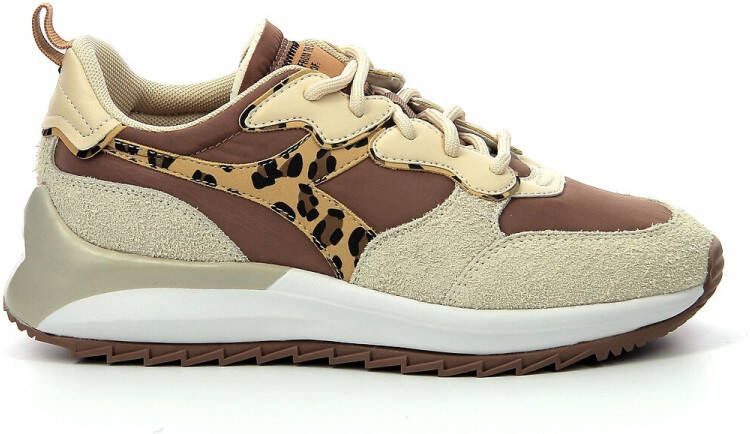 Diadora Jolly Animalier Sneakers , Bruin, Dames